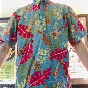 Reyn Spooner Men’s Button Down Hawaiian Shirt L